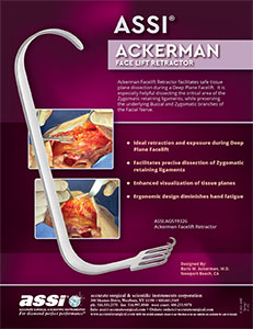 Inventor of the Ackerman Facelift Retractor